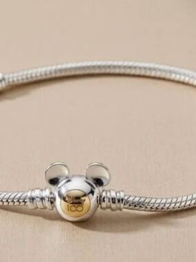 Pandora Disney Kids Silver Mickey Charm Bracelet